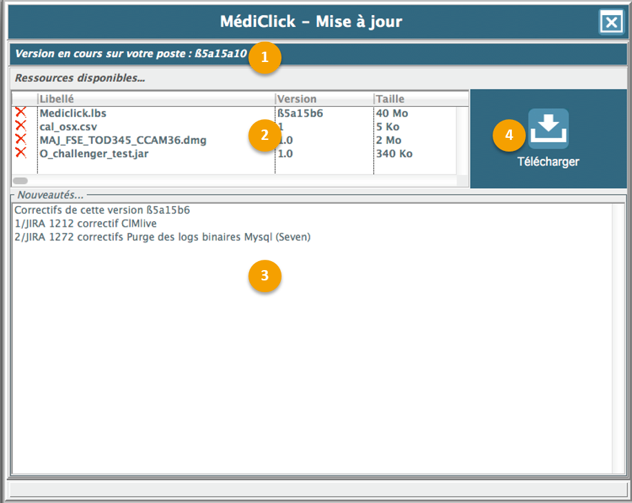Module MédiClick Update